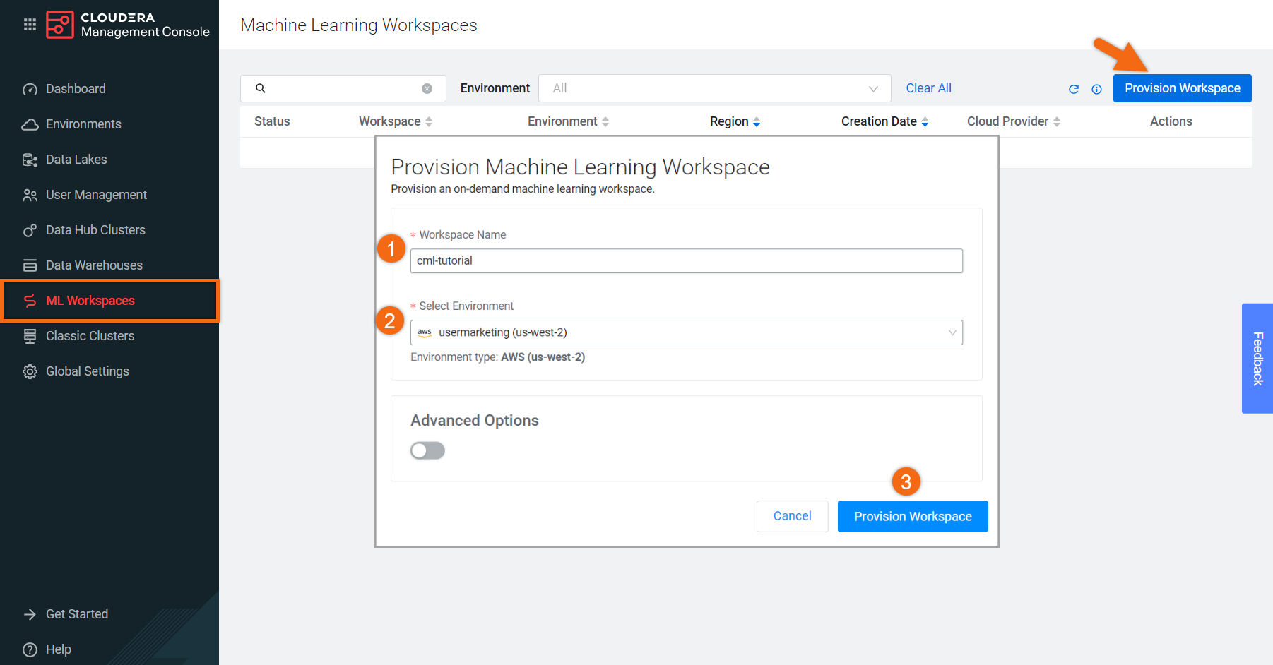 cml-workspace-provision